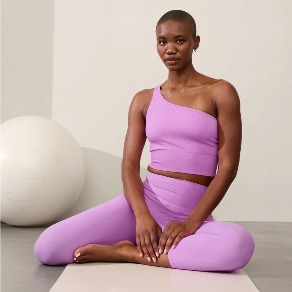 Athleta Aurora Seamless One Shoulder Tank Size medium